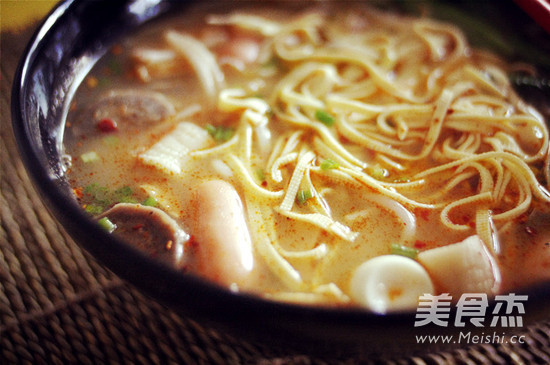 Homemade Bridge Noodles recipe