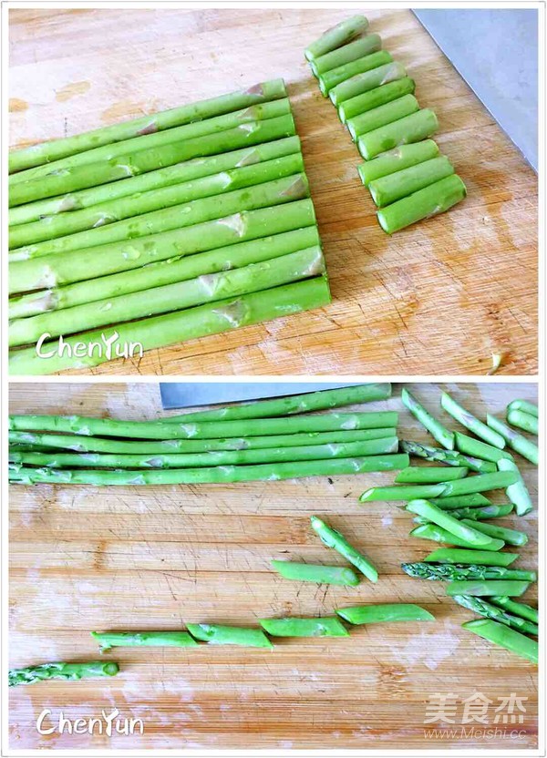 Fried Prawns with Asparagus recipe