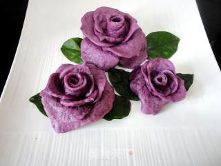 Purple Sweet Potato Rose recipe