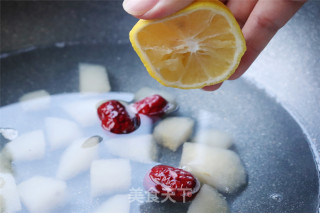 Lemon Rock Sugar Pear Water recipe