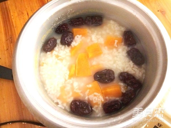 Sweet Potato Congee with Red Dates recipe