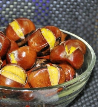 Roasted Chestnuts in Oil