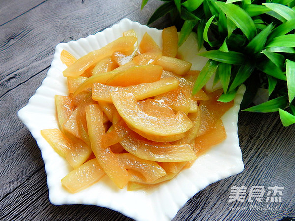 Stir-fried Winter Melon Strips with Soy Sauce recipe