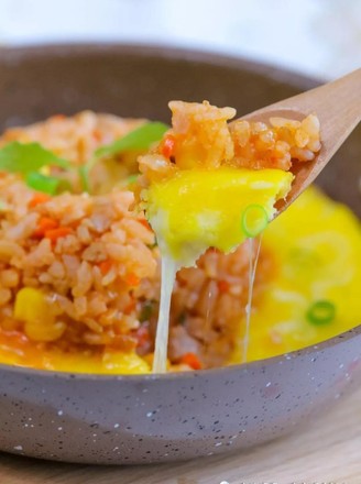 Baby Food Supplement Recipe with Egg Volcano Fried Rice