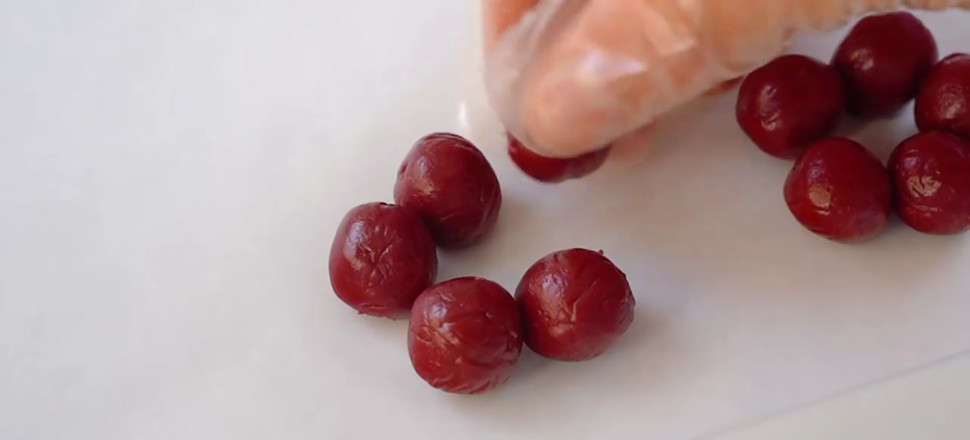 Little Red Flower Cookies recipe