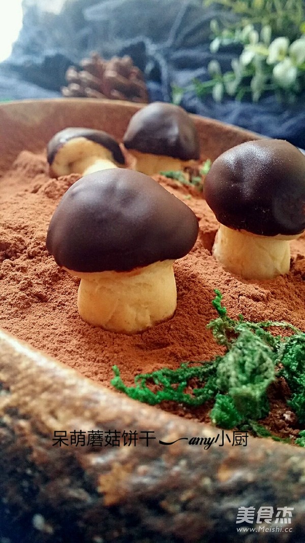 Cute Mushroom Biscuits recipe