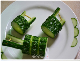 Cucumber Bucket with Mixed Vegetables recipe