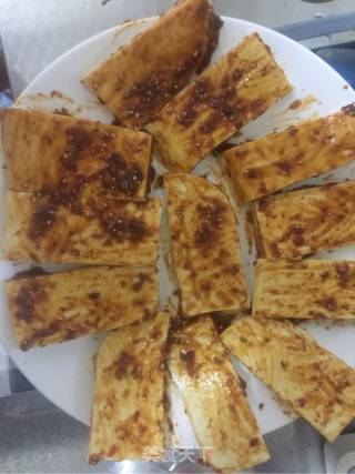 Grilled Tofu with Sauce recipe