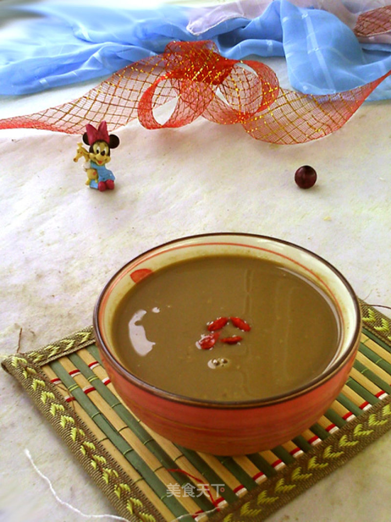 Black Soy Milk with Wolfberry, Mulberry and Lotus Seeds