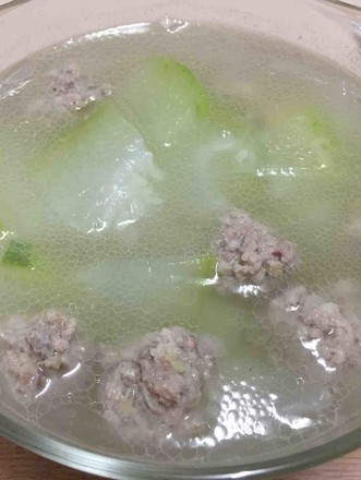 Winter Melon Meatball Soup