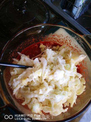 Simple Korean Spicy Cabbage recipe