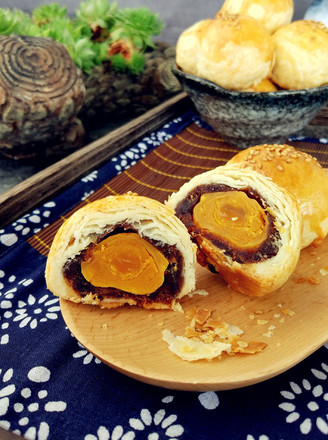 Bean Paste Egg Yolk Crisp recipe