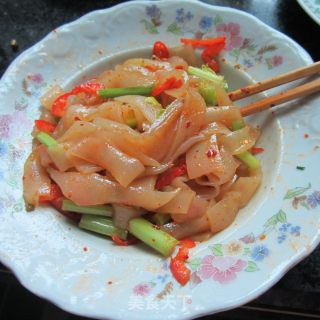Hot Pepper Celery Rice Noodles recipe