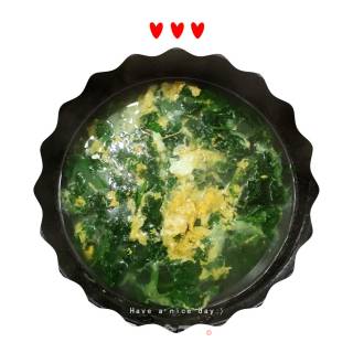 Chrysanthemum Leaf Egg Soup recipe