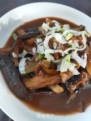 Braised Eggplant Peppers with Less Oil Sauce recipe