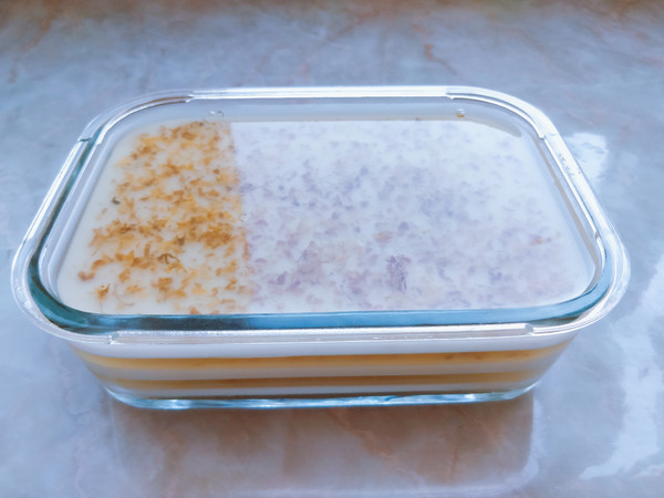 Crystal Osmanthus Cake with Coconut Milk recipe