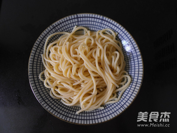 Noodles with Pork Soy Sauce recipe