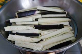 Eggplant Strips with Garlic recipe