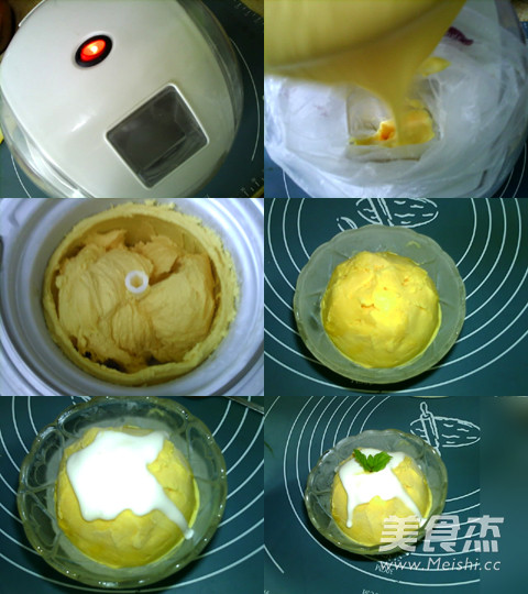 Mango Yogurt Ice Cream recipe