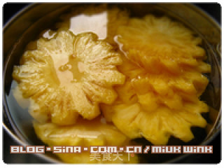 【pineapple Jelly】easily Made with White Jelly recipe