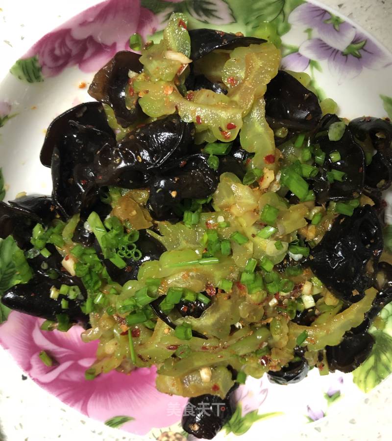 Cold Bitter Melon Black Fungus recipe