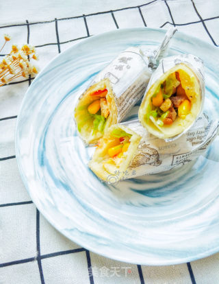 Chicken and Vegetable Burrito recipe