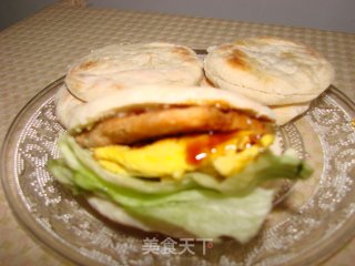 Daughter's Breakfast-homemade Fire Burger recipe