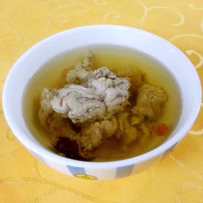 Stewed Lamb Brain with Gastrodia recipe