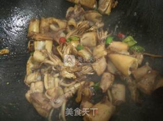 Stir-fried Sea Hare with Leek recipe