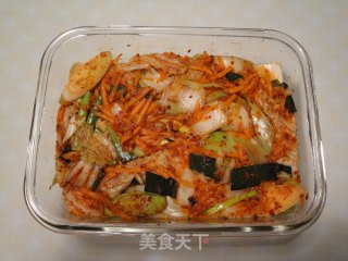 Homemade Korean Kimchi (cabbage) recipe