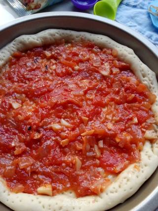 #the 4th Baking Contest and is Love to Eat Festival# Pork Floss Squid Pizza recipe