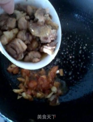Steamed Potato Chicken with Tomato Stew recipe