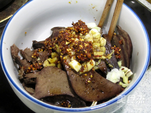 Spicy Pork Liver recipe