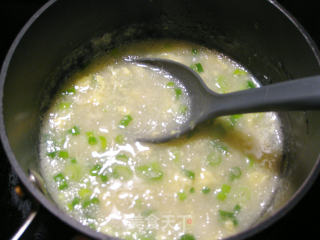 Egg Scallion Porridge recipe