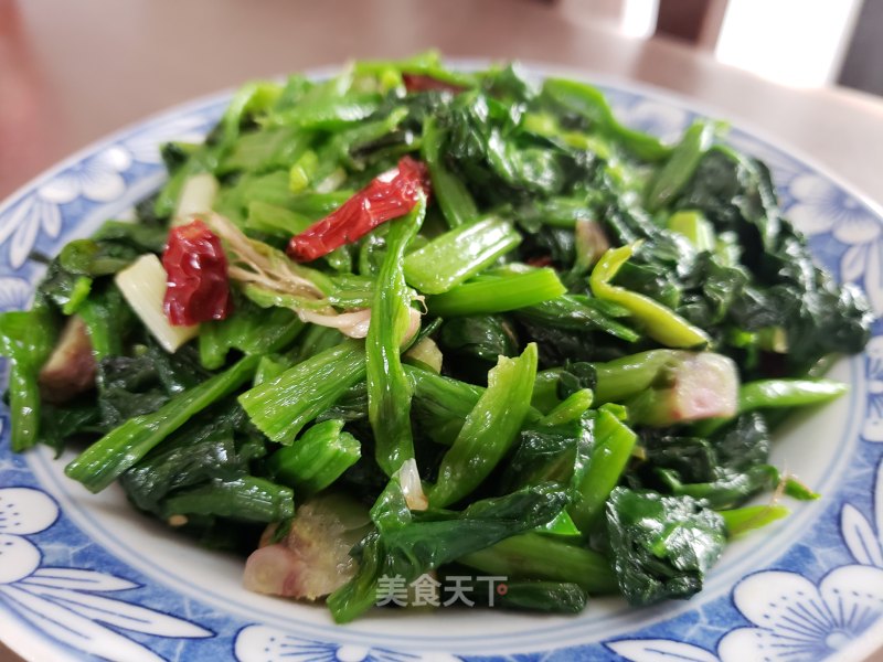 Stir-fried Spinach recipe