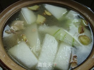 Salted Duck and Winter Melon Soup recipe