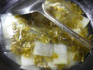 Winter Melon Soup with Pickled Vegetables recipe