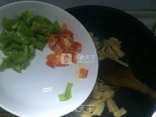 Fried Pork with Hot Pepper and Yuba recipe