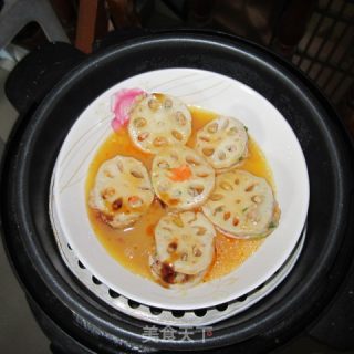 Steamed Lotus Root with Meat recipe