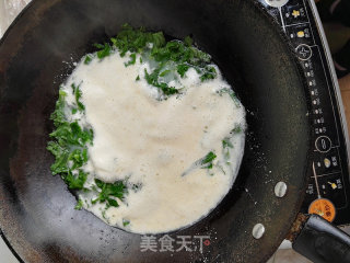 #trust之美#soy Milk and Radish Leaf Soup recipe