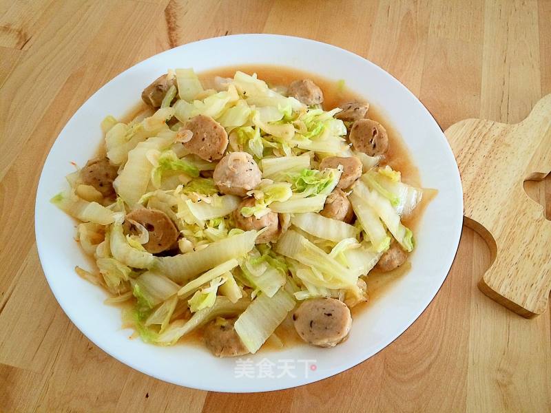 Shrimp Skin Meatballs with Fresh Chinese Cabbage recipe
