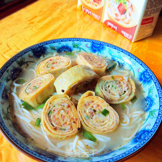 Soup Egg Roll Noodles recipe