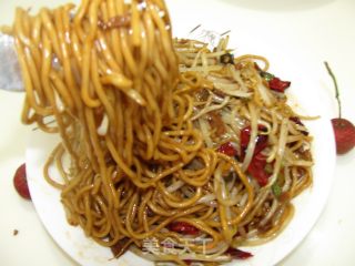 Fried Noodles with Mung Bean Sprouts recipe