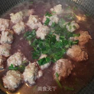 Heart's Beautiful Boiled Meatballs recipe