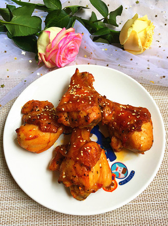 Roasted Chicken Drumsticks in Red Oil recipe