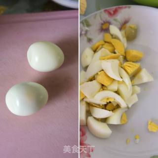 Low-fat Salad ~ Refreshing Cucumber and Egg Salad recipe