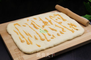 Pork Floss Ham Bread recipe