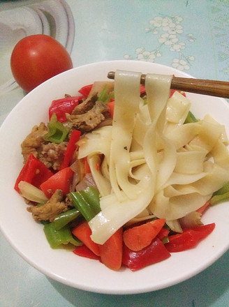 Easy Large Plate Chicken Noodle recipe