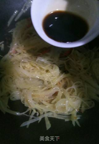 Stirred Potato Shreds with Balsamic Vinegar recipe