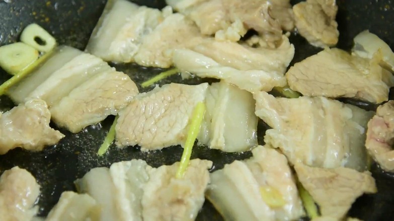 Stir-fried Rice Cake with Pork Belly recipe